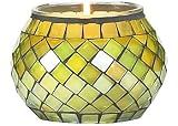 Yellow Mosaic Pineapple Paradise Scented Candle
