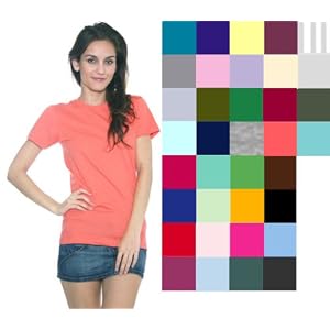 Buy American Apparel Fine Jersey S S T-shirt by American Apparel