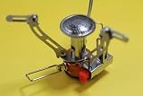 Ultralight Backpacking Canister Camp Stove with Piezo Ignition 4oz!