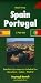 Spain & Portugal Map (English, French and German Edition)
