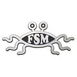 Flying Spaghetti Monster Car Emblem ~ Ring of Fire Enterprises