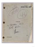 Final Script for Film 'Citizen Kane' with Annotations in Orson Welles' Hand, July 16th, 1940 Giclee Poster Print, 12x16