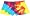 Rainbow Tie Dye Novelty Print Jersey Cotton Girl Boxers Mini Itty Bitty Shorts 1