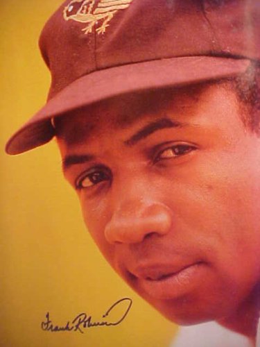 Frank Robinson Baltimore Orioles Autographed 12 X 15 Color Photo Professionally Matted