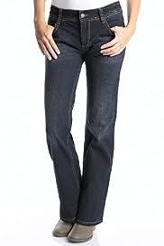 Indigo Collection Cotton Rich Stitch Detail Bootleg Jeans