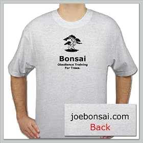 Joebonsai Obedience Training for Trees T-shirt - Ash