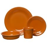 Fiesta 4-Piece Place Setting, Tangerine