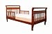 Dream On Me Classic Sleigh Toddler Bed - Pecan