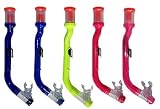 Sporting Goods : Kid's/Children's Dry Snorkel w/Purge & Silicone Mouthpiece for Scuba Diving & Snorkeling Childs Snorkel Authorized Dealer Full Warranty