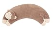 Angel Dear Curved Pillow, Brown Monkey