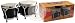 Brazil Wood Bongo 7.5 + 6.5 Black
