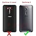 J&D Case Compatible for Asus Zenfone 2 Case, [Drop Protection] Asus Zenfone 2 [Slim Cushion] Shock Resistant Protective Premium Jelly Case Slim Case for Zenfone 2 (5.5