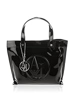 Armani Bolso asa de mano Brillo (Negro)