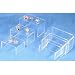 6 Clear Acrylic Jewelry Display Risers Showcase Fixtures