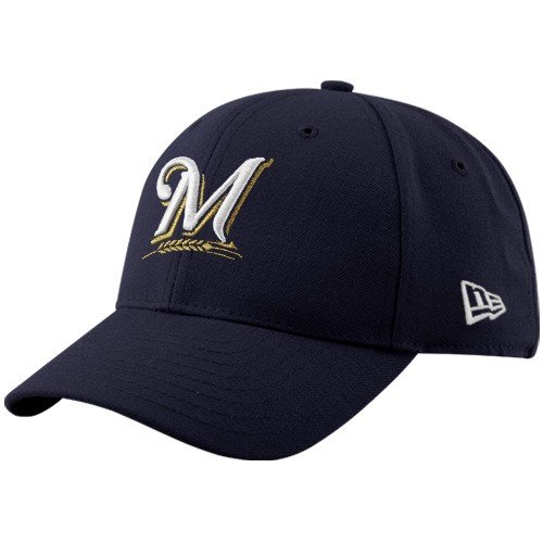 New Era Milwaukee Brewers Pinch Hitter Wool Replica Adjustable Cap (Navy)