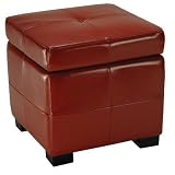 Safavieh Furniture HUD4063R Lorenzo Small Flip Ottoman