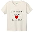 SOMEONE IN VIRGINIA LOVES ME - BigBoyMusic Youth Designs - White T-shirt