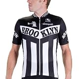 Giordana 2008 Men's Brooklyn Team Short Sleeve Cycling Jersey - Black - GI-SSJY-TEAM-BRBK