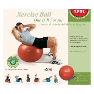 SPRI One Ball For All Package: Ball, Pump & Chart 45cm