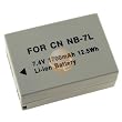 2 PACK NB-7L Compatible Li-Ion Battery FOR CANON CAMERA PowerShot G-Series G10 / G11
