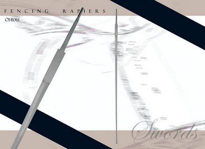 Schlager-style replacement rapier blade