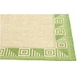W. J. Dennis S146SQGN 4' x 6' Sedona Square Green Rug