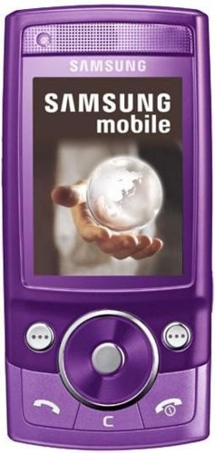 Samsung - Téléphone portable SGH-G600 slide - photo 5 Mpix / Bluetooth / radio FM / MP3 / slot carte mémoire - lavandar purple