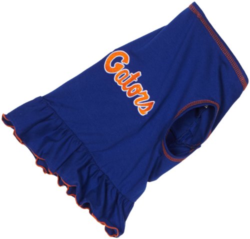 NCAA Florida Gators Cheerleader Dog Dress (Team Color, X-Large)