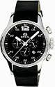 Breil BW0062 Ladies 'Globe' Swarovski Crystal Set Black Leather Watch