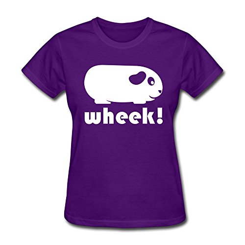RUIFENG Woman's Simple Guinea Pig Wheek T-shirt