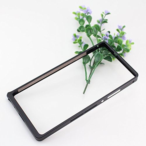 Slim Ultra Thin Metal Hard Frame Bumper Case Cover for Huawei Ascend P7 Bumper (Black.)