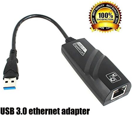 Network Adapter, Inamax USB 3.0 to RJ45 Gigabit Ethernet Adapter Supporting 10/100/1000 Mbps Ethernet