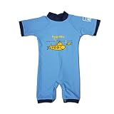 from Sonpakkie Sonpakkie UV Protective Sun Suit with Poppers (Cornflower Blue/ Midnight Blue, 12 - 24 Months) (Model 8718481290057)