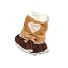 Lovely Dog Lace Dress - Beige - Small