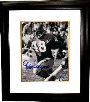 Gale Sayers signed Kansas Jayhawks 8x10 Photo Custom Framed
