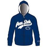Penn State University Men's Zip Up Hooded Jacket Sweatshirt