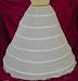 6 Bone X-Full Hoop Skirt Bridal Renaissance Civil War Skirt Slip (160DSXF) - White