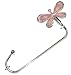 Beautiful Crystal Effect Ornate Dragonfly Handbag Hanger / Hook With Jewel Effect Gems - B