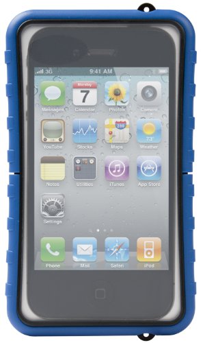 Krusell SEaLABox Universal WaterProof Case for iPhone 4 and Other SmartPhones - 1 Pack - Retail Packaging - Blue