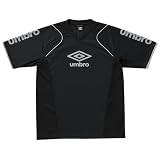 (アンブロ)UMBRO JR S/S プラクティスシャツ UBS7230J BSL ブラック×シルバー 150
