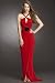 Long Belted Evening Gowns by Mikael Aghal