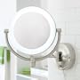 10X/1X Natural-Light Wall Mirror