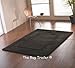 Sierra Apollo Black Wool Rug 75cm x 150cm