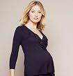 The Olian Wrap Front Ruffle Neck Top