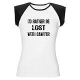 I’d Rather be LOST With Sawyer Women’s Cap Sleeve