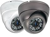 1/3 CMOS 600 TVL 24 IR LEDs 3.6mm Fixed Lens. OUTDOOR Metal Dome CCTV Camera
