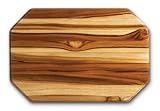 Proteak Teak Cutting Board Octagon 12-by-8-by-3 4-Inch Edge Grain by ProTeak