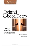 Behind Closed Doors: Secrets of Great Management (Pragmatic Programmers)