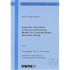 Click here to buy Automatic Generation of Structure-Preserving Models for... by  Martin Cvetanov Marinov.