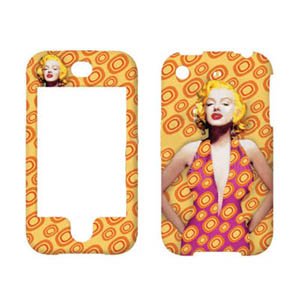 Fits Apple iphone Cell Phone Snap on Protector Faceplate Cover Housing Hard Case - Marilyn Monroe 001